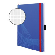 Avery Zweckform Notizbuch 7041 DIN A5 kariert blau 80 Bl.-1