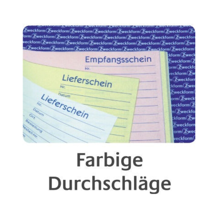 Avery Zweckform Quittung 1735 DIN A6 quer 2x40Blatt