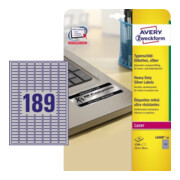 Avery Zweckform Typenschildetikett L6008-20 25,4x10mm 3.780 St./Pack.