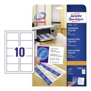 Avery Zweckform Visitenkarte C32010-25 weiß 250 St./Pack.