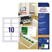 Avery Zweckform Visitenkarte C32011-25 weiß 250 St./Pack.