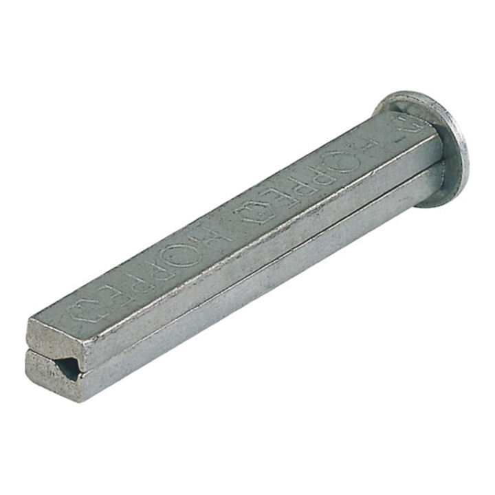 Axe de profil Hoppe I 4-KT.10mm L.80mm Fe galv.