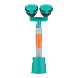 B-SAFETY professional safety solutions Douche oculaire manuelle, 2 têtes de douche 45° 45°
