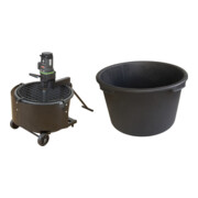 Set Eibenstock Mobile Mischstation Automix 1801 + Mischkübel für Automix 1801 (65 l)