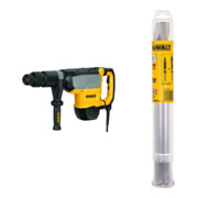 Set DEWALT Kombihammer SDS-max 52mm 1700W + Meißel-Set 2tlg SDS-max