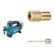 Set Makita Akku-Kompressor 11 bar 18V DMP181Z + Ventiladapter französisch +...