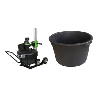 Set Eibenstock TwinMix 1800 T + Mischkübel für Automix 1801 (65 l)