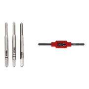 Set STIER Handgewindebohrer Satz 3-tlg. DIN 352 HSS-G + Windeisen DIN 1814