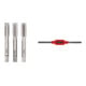 Set Stier STIER Handgewindebohrer Satz 3-tlg. DIN 352 HSS-G M 10 + STIER Windeisen DIN 1814 Nr. 2
