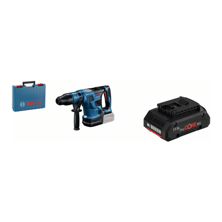 Set Bosch Akku-Bohrhammer BITURBO mit SDS max GBH 18V-36 C + Akkupack ProCORE 18 Volt, 4,0 Ah