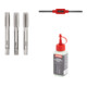 Set Stier STIER Handgewindebohrer Satz 3-tlg. DIN 352 HSS-G M 10 + STIER Windeisen DIN 1814 Nr. 2 + STIER Gewindeschneidpaste Bohrpaste 100 ml Wasser-/ Seifenbasis-1