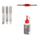 Set Stier STIER Jeu de tarauds manuels 3 pièces DIN 352 HSS-G M 12 + STIER Tourne-à-gauche DIN 1814 n° 2 + STIER Pâte à fileter 100 ml base eau/savon