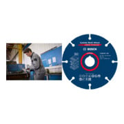 Set Bosch Winkelschleifer GWS 17-125 SB + EXPERT Carbide Multi Wheel Trennscheibe 125 mm