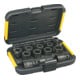 Set DeWalt Akku-Schlagschrauber, 18 Volt \/ 5 Ah + Steckschluessel-Set 17-tlg.