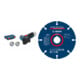 Set Bosch Akku-Winkelschleifer GWS 10,8-76 V-EC + EXPERT Carbide Multi Wheel Trennscheibe