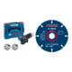 Set Bosch Power Tools Akku-Winkelschleifer GWS 12-76 V-EC Pro + Bosch EXPERT Carbide Multi Wheel Trennscheibe 125mm