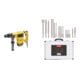 Set DeWalt Kombihammer SDS-max 40 mm 1050 Watt D25481K-QS + Stier SDS-Plus Bohrer & Meißelsatz, 17-teilig