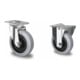 Set CASCOO Lenkrolle ø 125 mm Serie R4E2 Kugellager + Bockrolle ø 125 mm...-1