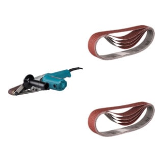 Set MAKITA Makita Bandfeile 9031 + Makita Schleifband 30x533mm K60 P-00094 +...