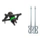 Set Eibenstock Zwangsrührwerk EZR 24 R R/L Set + Eibenstock Rührquirl Z 230 (1 Paar) für EZR 23 R R/L