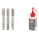 Set Stier STIER Jeu de tarauds à main 3 pièces DIN 352 HSS-G M 10 + STIER Pâte à fileter 100 ml base eau/savon