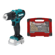 Set Makita Akku-Bohrschrauber 12V DF333DZ + STIER TiN-Bohrer-, Säge- und Bit-Set 100-teilig