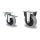 Set CASCOO Lenkrolle mit Totalfeststeller ø 200 mm Serie R4E2 Doppelkugellager + Bockrolle ø 200 mm Serie R4E2 Doppelkugellager-1
