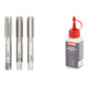 Set Stier STIER Handgewindebohrer Satz 3-tlg. DIN 352 HSS-G M 12 + STIER Gewindeschneidpaste Bohrpaste 100 ml Wasser-/ Seifenbasis-1
