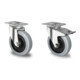 Set CASCOO Lenkrolle ø 100 mm Serie R4E2 Kugellager + Lenkrolle mit Totalfeststeller ø 100 mm Serie R4E2 Kugellager-1