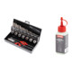 Set Stier STIER Gewindeschneidzeug-Satz / Gewindeschneider Set 32-teilig M3-M12 HSS-G + STIER Gewindeschneidpaste Bohrpaste 100 ml Wasser-/ Seifenbasis-1
