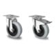 Set CASCOO Lenkrolle ø 125 mm Serie R4E2 Kugellager + Lenkrolle mit Totalfeststeller ø 125 mm Serie R4E2 Kugellager-1