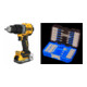 Set Dewalt Akku-Bohrschrauber 18V inkl. 2 x 18 V / 1.7 Ah Powerstack - Akkus + Bit-Set 31-tlg. schlagfest-1