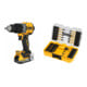 Set Dewalt Akku-Bohrschrauber 18V inkl. 2 x 18 V / 1.7 Ah Powerstack - Akkus + Bit-Set 31-tlg. schlagfest-1