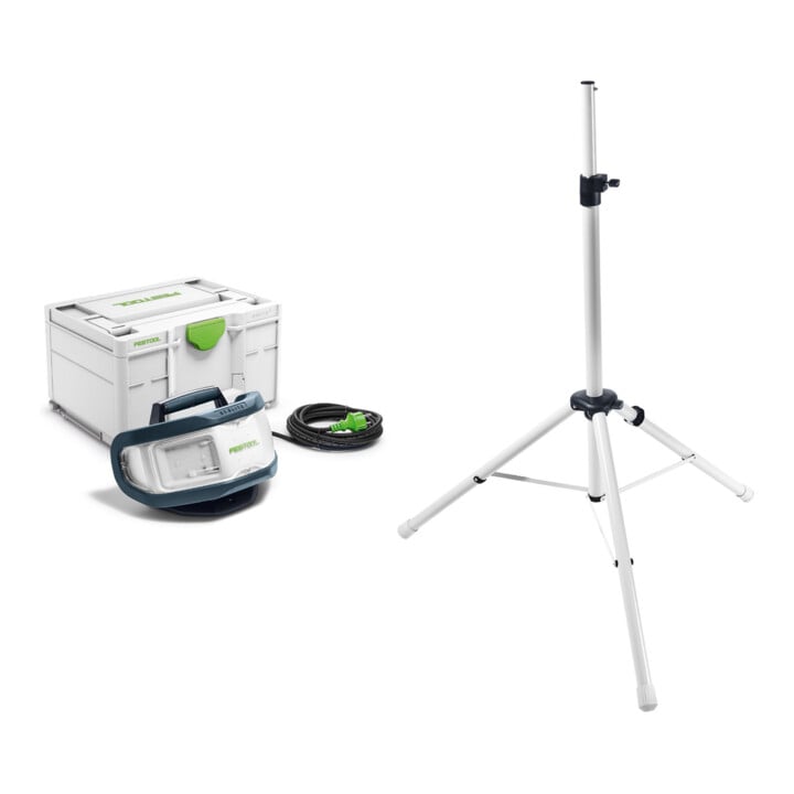 Set Festool Baustrahler DUO-Plus SYSLITE + Stativ ST DUO 200