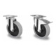 Set CASCOO Lenkrolle ø 80 mm Serie N0N0 Rollenlager + Bockrolle ø 80 mm Serie N0N0 Rollenlager-1