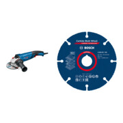 Set Bosch Winkelschleifer GWS 18-125 SPL + EXPERT Carbide Multi Wheel Trennscheibe 125 mm