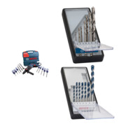 Set Bosch GBH 2-26 F inkl. EXPERT Zubeh\u00f6r + 7tlg. Robust Line Holzspiralbohrer-Set + 7tlg. Robust Line Betonbohrer-Set