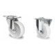 Set CASCOO Lenkrolle ø 125 mm Serie N0N0 Rollenlager + Bockrolle ø 125 mm Serie N0N0 Rollenlager-1