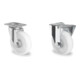 Set CASCOO Lenkrolle ø 200 mm Serie N0N0 Rollenlager + Bockrolle ø 200 mm Serie N0N0 Rollenlager-1