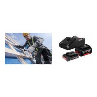 Set Bosch Akku-Drehschlagschrauber GDR 18V-215 + Starter-Set: 1x GBA 18V 2,0Ah + 1x GBA 18V 4,0Ah + GAL 18V-40