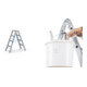 Set ZARGES R13step B - LM-Stufen-Stehleiter 2 x 4 Stufen + Eimerhaken verz. f.Sprossenleitern