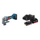 Set Bosch Akku-Blechschere GSC 18V-16 E + Starter-Set: 1x GBA 18V 2,0Ah + 1x GBA 18V 4,0Ah + GAL 18V-40-1