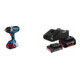 Set Bosch Akku-Drehschlagschrauber GDS 18V-1000 in L-BOXX + Starter-Set: 1x GBA 18V 2,0Ah + 1x GBA 18V 4,0Ah + GAL 18V-40
