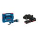 Set Bosch Akku-Multi-Cutter GOP 18V-34, StarlockPlus BIM Tauchsägeblatt, L-BOXX + Starter-Set: 1x GBA 18V 2,0Ah + 1x GBA 18V 4,0Ah + GAL 18V-40-1