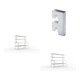 Set Packtisch mit Ablage 1970/970 x 2000 x 400/800 vzk + Packtisch mit Ablage 1970/970 x 2500 x 400/800 vzk + Zubehör Päckchen Verdübelungsset + 4 Stück Profilverbinder verzinkt