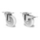 Set CASCOO Lenkrolle ø 100 mm + Lenkrolle mit Totalfeststeller ø 100 mm-1