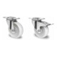 Set CASCOO Lenkrolle ø 125 mm + Lenkrolle mit Totalfeststeller ø 125 mm-1