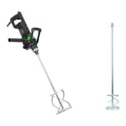 Set Eibenstock Rührwerk EHM 162 S SET bis 80 kg + Eibenstock Wendelrührer WG100/M 14 Rechtsgewendelt