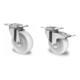 Set CASCOO Lenkrolle ø 160 mm + Lenkrolle mit Totalfeststeller ø 160 mm