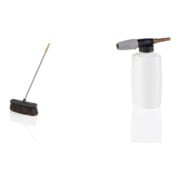 Set Kränzle Hochdruckreiniger K 1154 TST + Schauminjektor mit Behälter 2l (D12) + Waschbürste quer 500 mm (D12) + Wassereingangsfilter (Wasserausgang in Messingausführung)